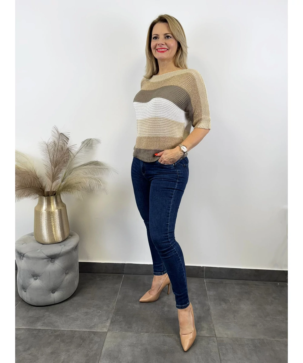 Sripe kötött felső