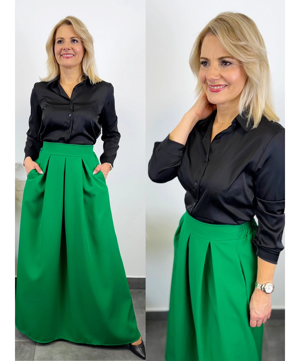 Zina szatén felső