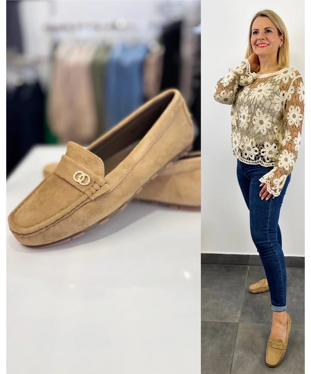 Velúr loafer, Soft step