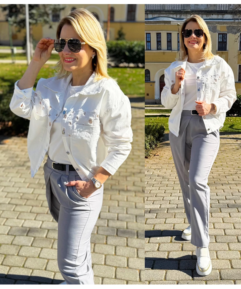 Crystal White gombos dzseki