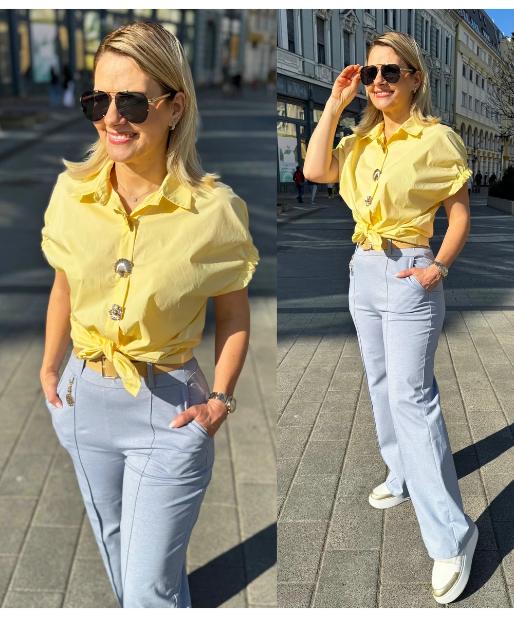 Lina gombos ingblúz
