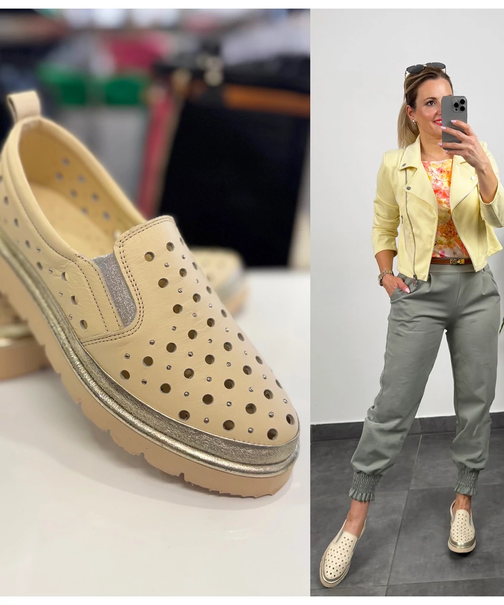 Gemma valódi bőrcipő