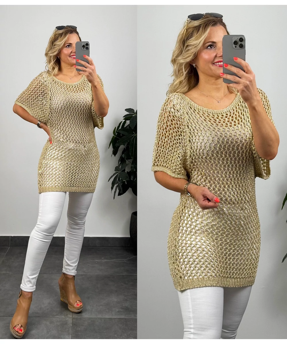 Diva gold tunika