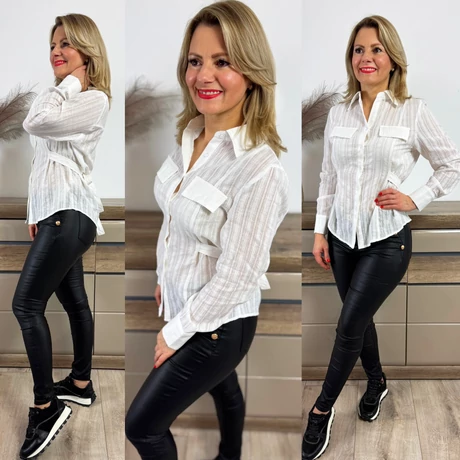 Vita ingblúz